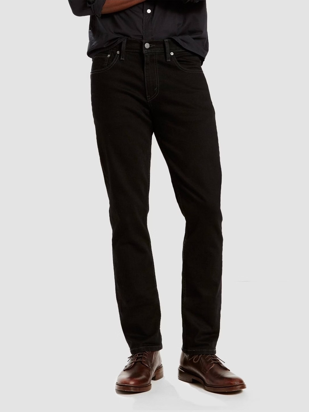 Levi's Men's 511 Black Slim Fit Stretch Button Fly Jeans 36/32